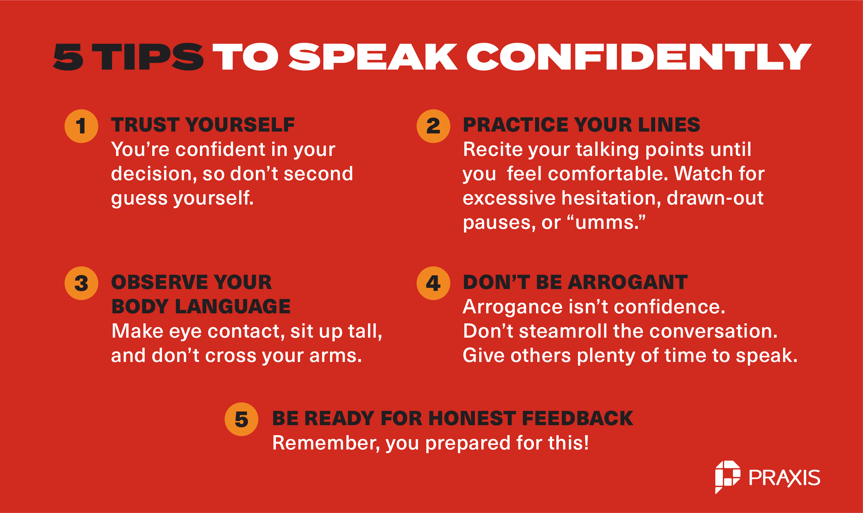 Be Confident
