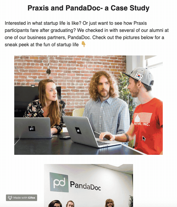 praxis newsletter