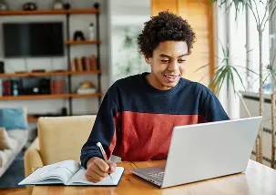 Focused student